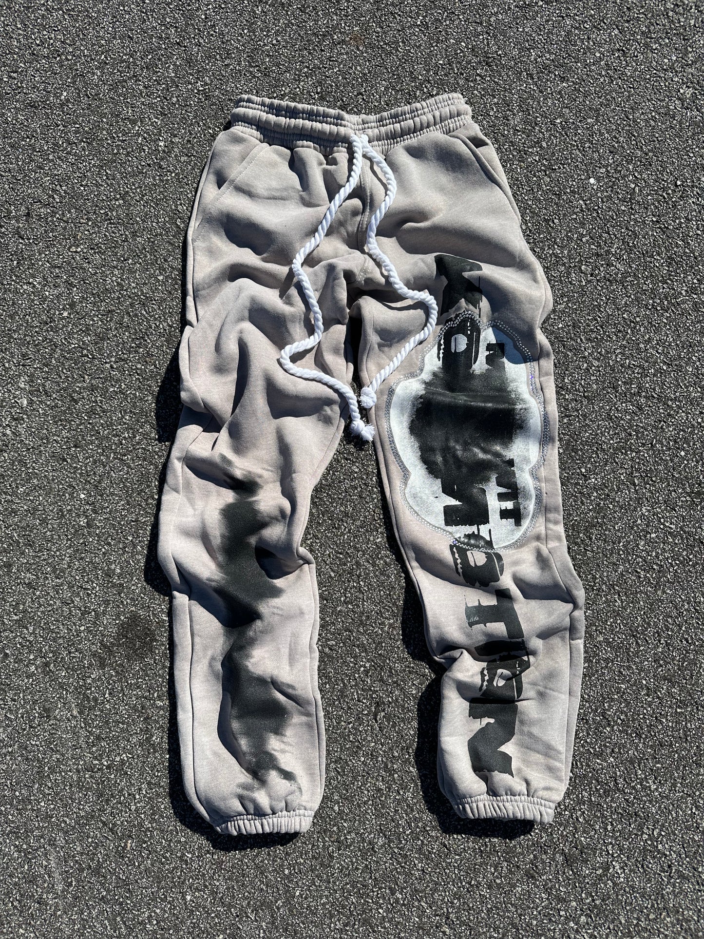 "Made Wit Kommotion" Rhinestone Sweatsuit