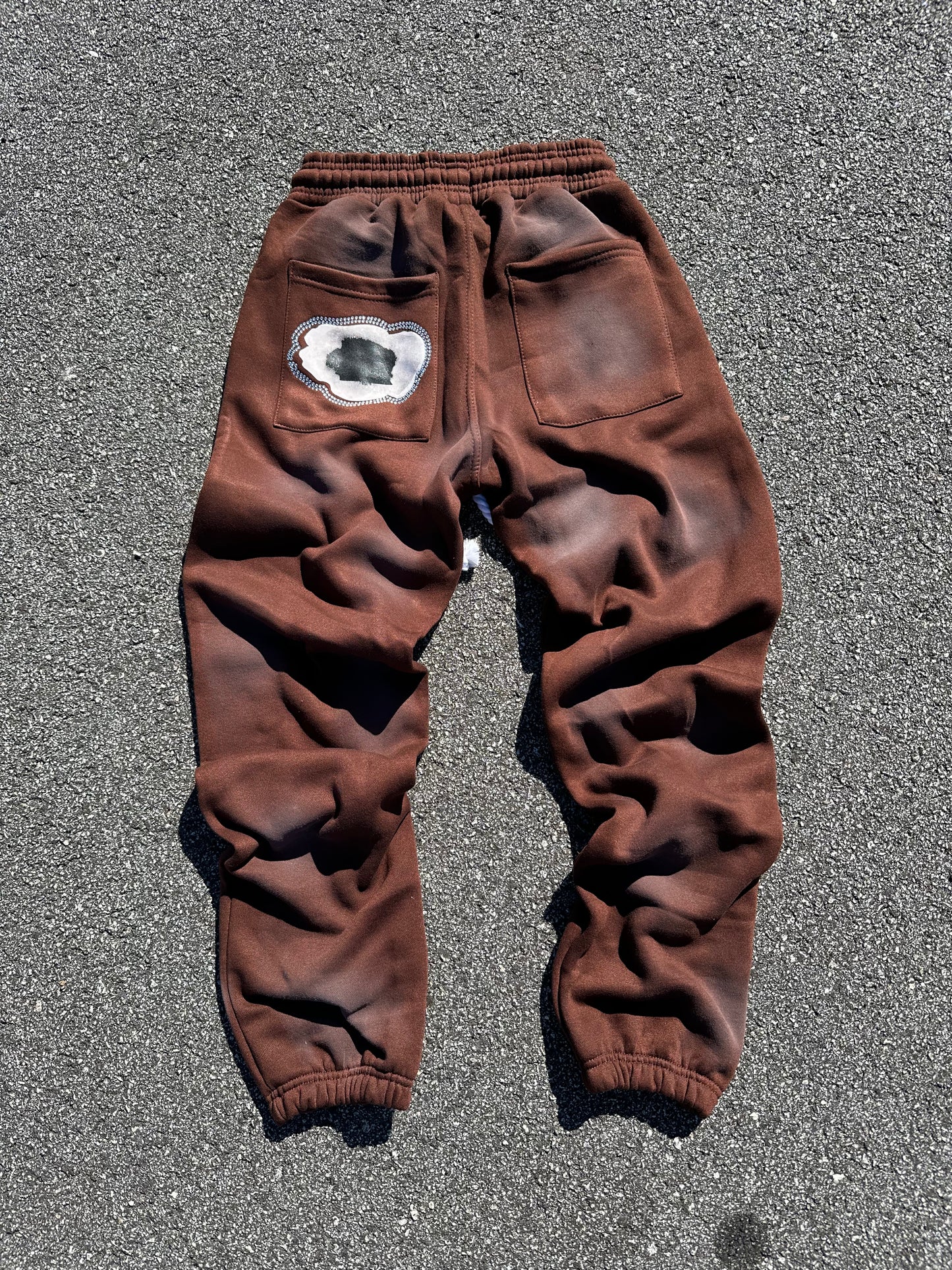 “Made Wit Kommotion” Rhinestone Joggers