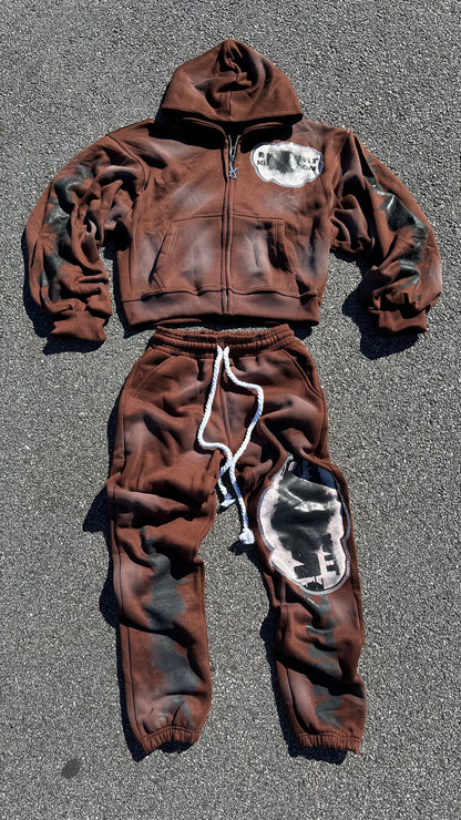 "Made Wit Kommotion" Rhinestone Sweatsuit