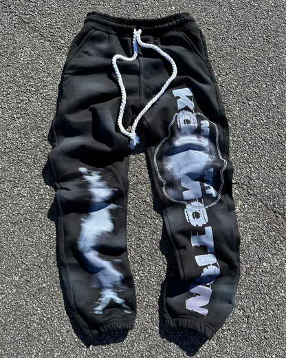 “Made Wit Kommotion” Rhinestone Joggers