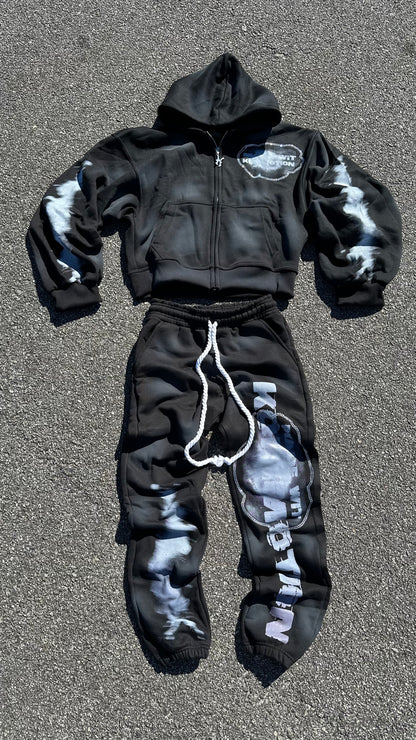 "Made Wit Kommotion" Rhinestone Sweatsuit
