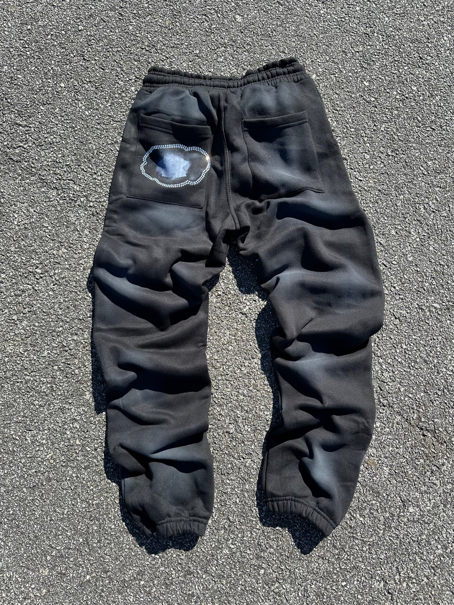 “Made Wit Kommotion” Rhinestone Joggers