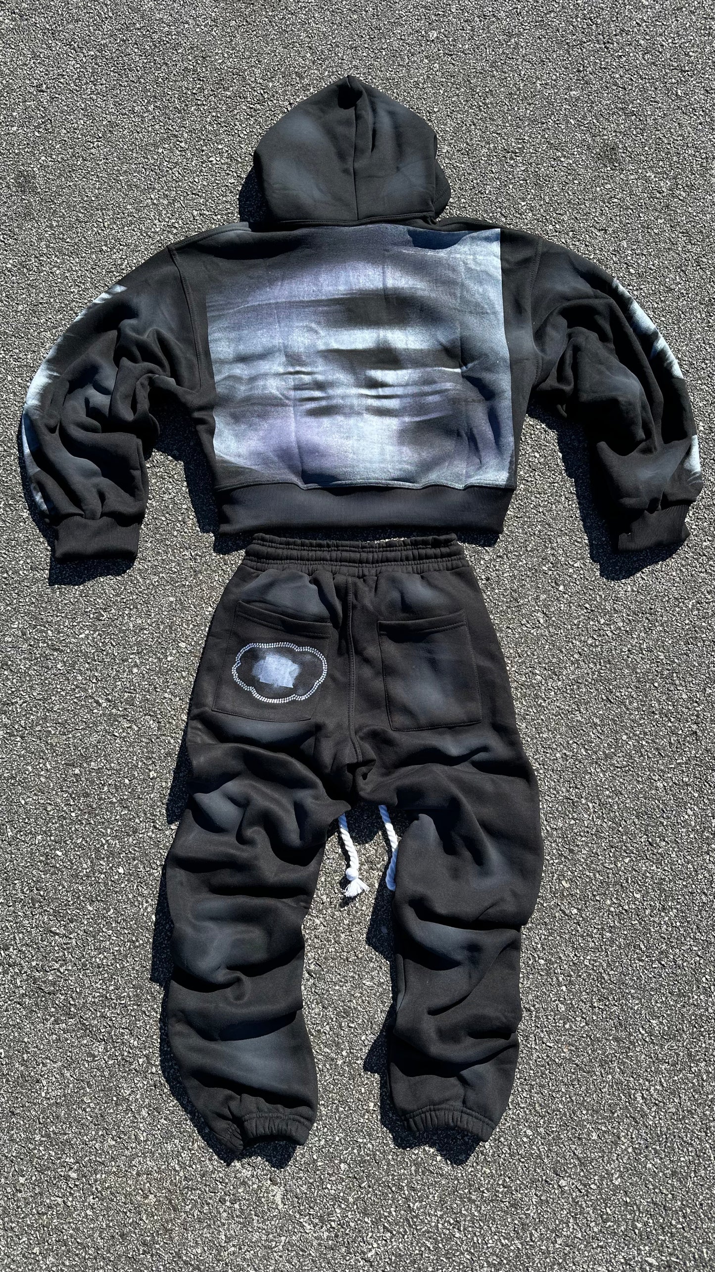 "Made Wit Kommotion" Rhinestone Sweatsuit