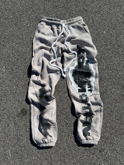“Made Wit Kommotion” Rhinestone Joggers