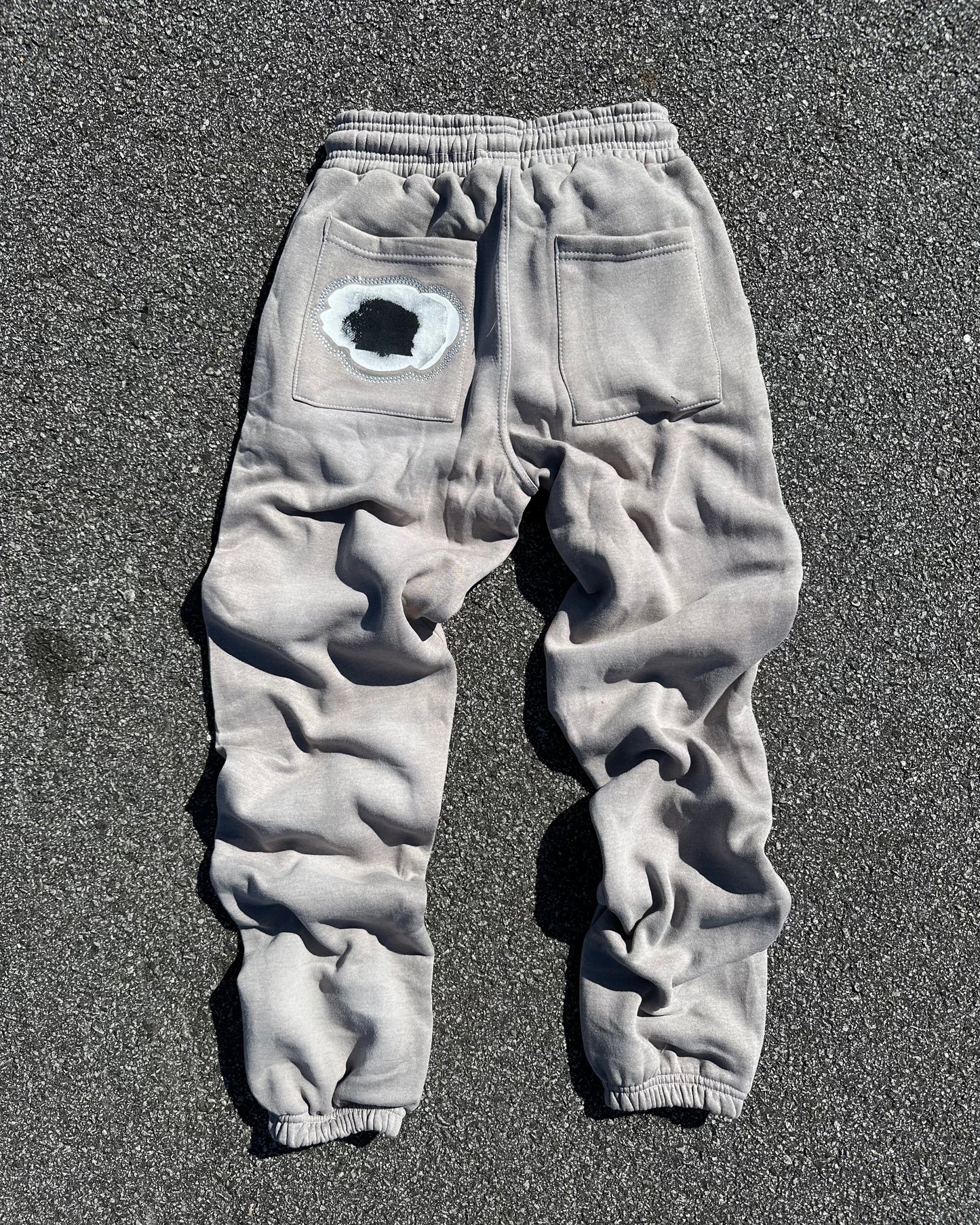 “Made Wit Kommotion” Rhinestone Joggers