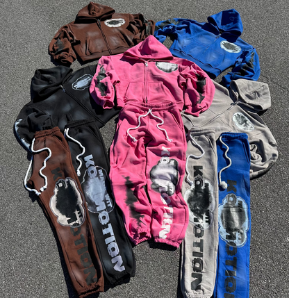 "Made Wit Kommotion" Rhinestone Sweatsuit