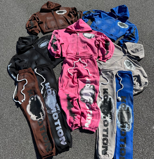 "Made Wit Kommotion" Rhinestone Sweatsuit