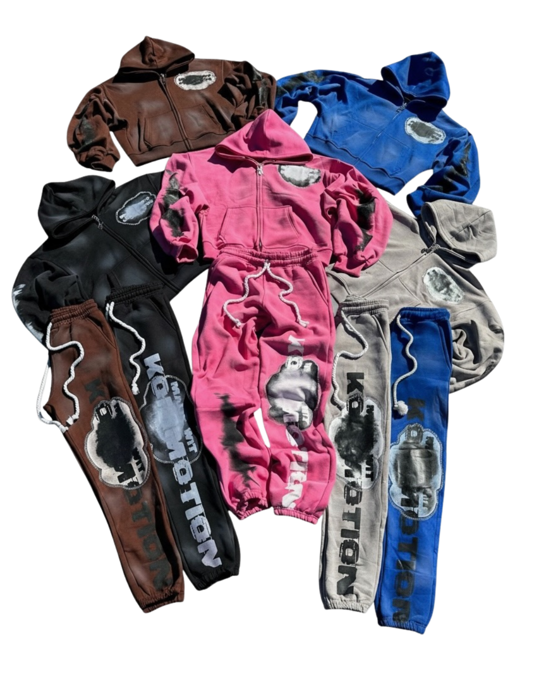 "Made Wit Kommotion" Rhinestone Sweatsuit
